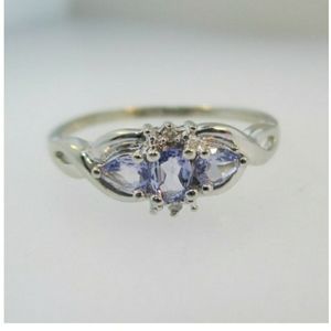 10K White Gold Tanzanite ring.